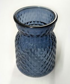 Handtied Glass Vase - Blue