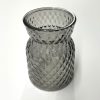 Handtied Glass Vase - Grey