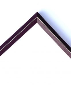 Maroon Picture Frame with White Mount