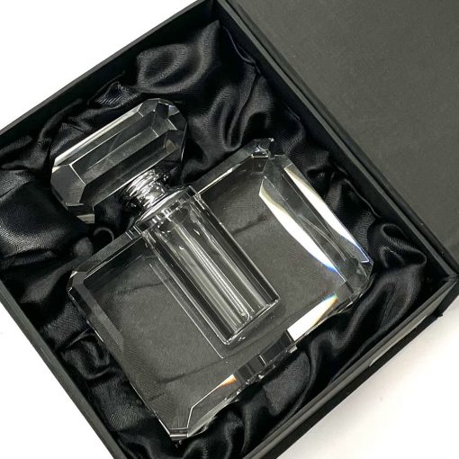 Square Cut Crystal Perfume Bottle