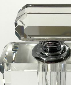 Square Cut Crystal Perfume Bottle