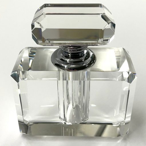 Square Cut Crystal Perfume Bottle