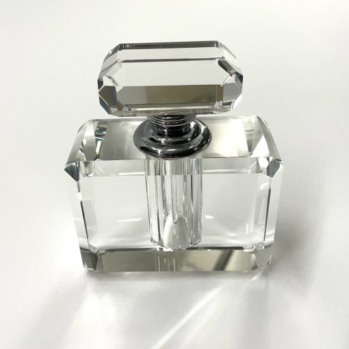 Square Cut Crystal Perfume Bottle