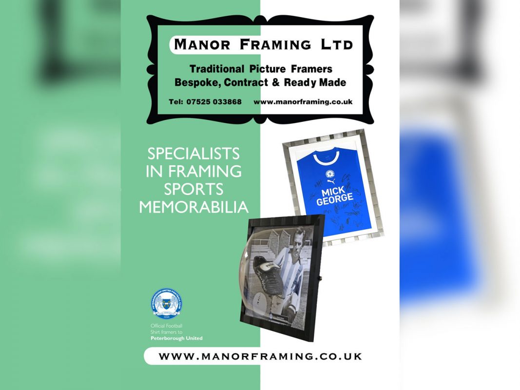 specialist framing sports memorabilia